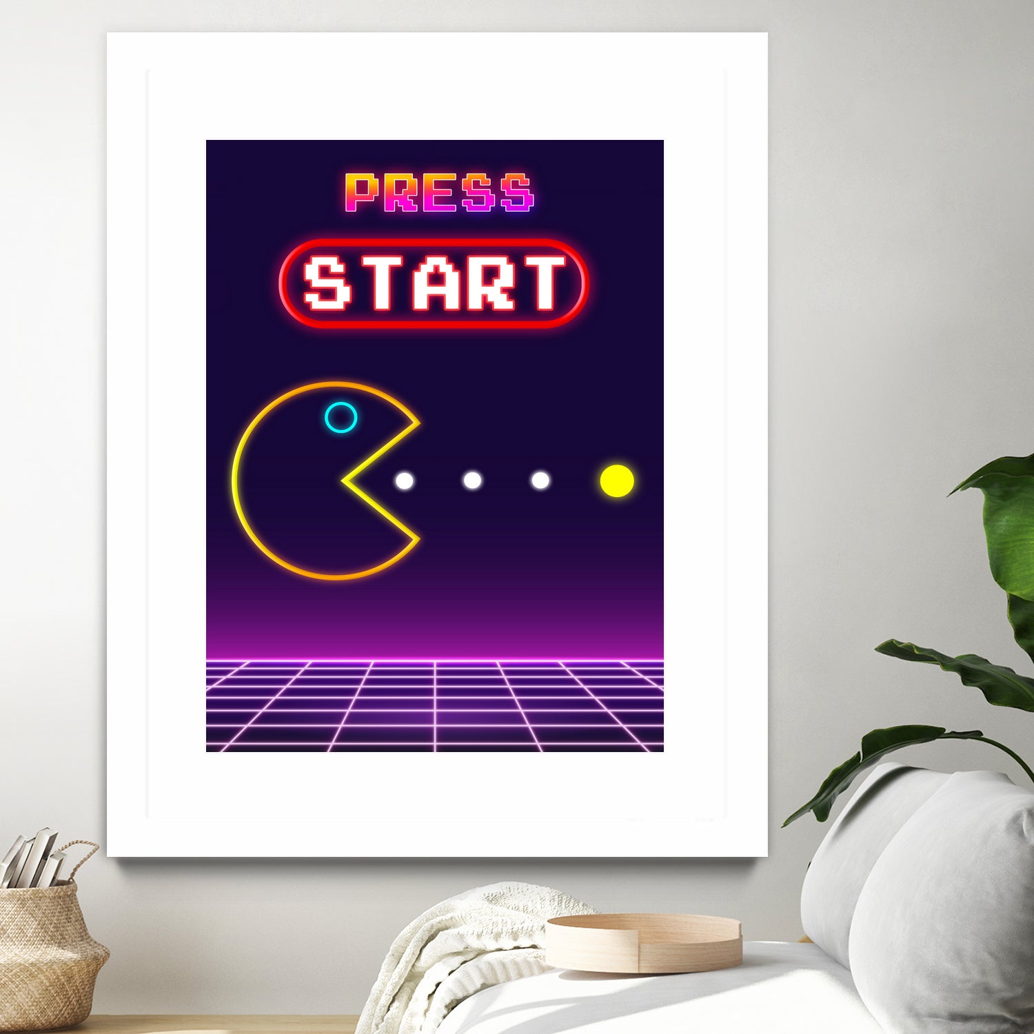Pacman by ishan mishra on GIANT ART - white digital drawing