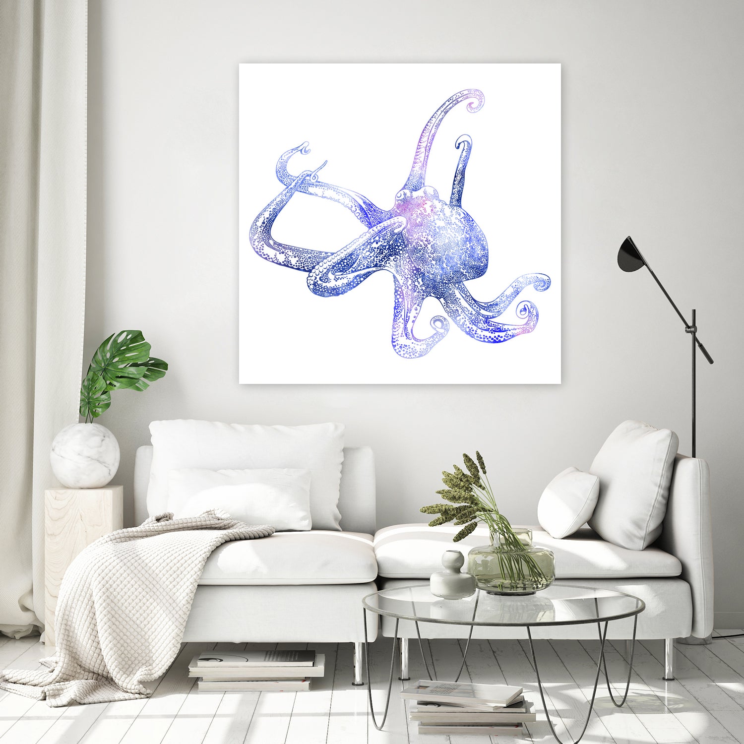 Akkorokamui by Stevyn Llewellyn on GIANT ART - blue digital painting