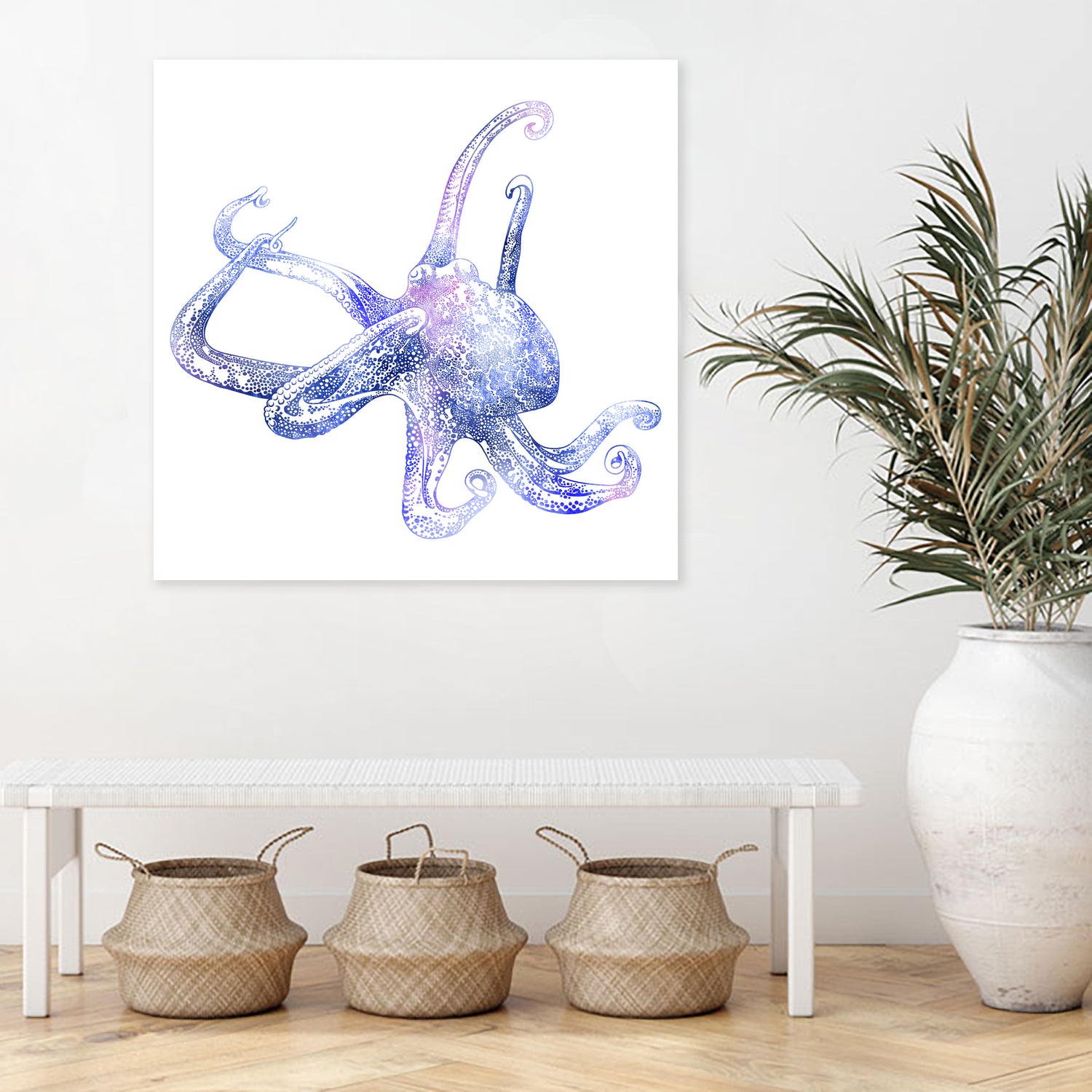 Akkorokamui by Stevyn Llewellyn on GIANT ART - blue digital painting