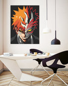 ICHIGO HOLLOW MASK Bleach by Muhamat Azmi Muna on GIANT ART - white character design