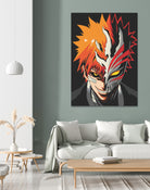 ICHIGO HOLLOW MASK Bleach by Muhamat Azmi Muna on GIANT ART - white character design