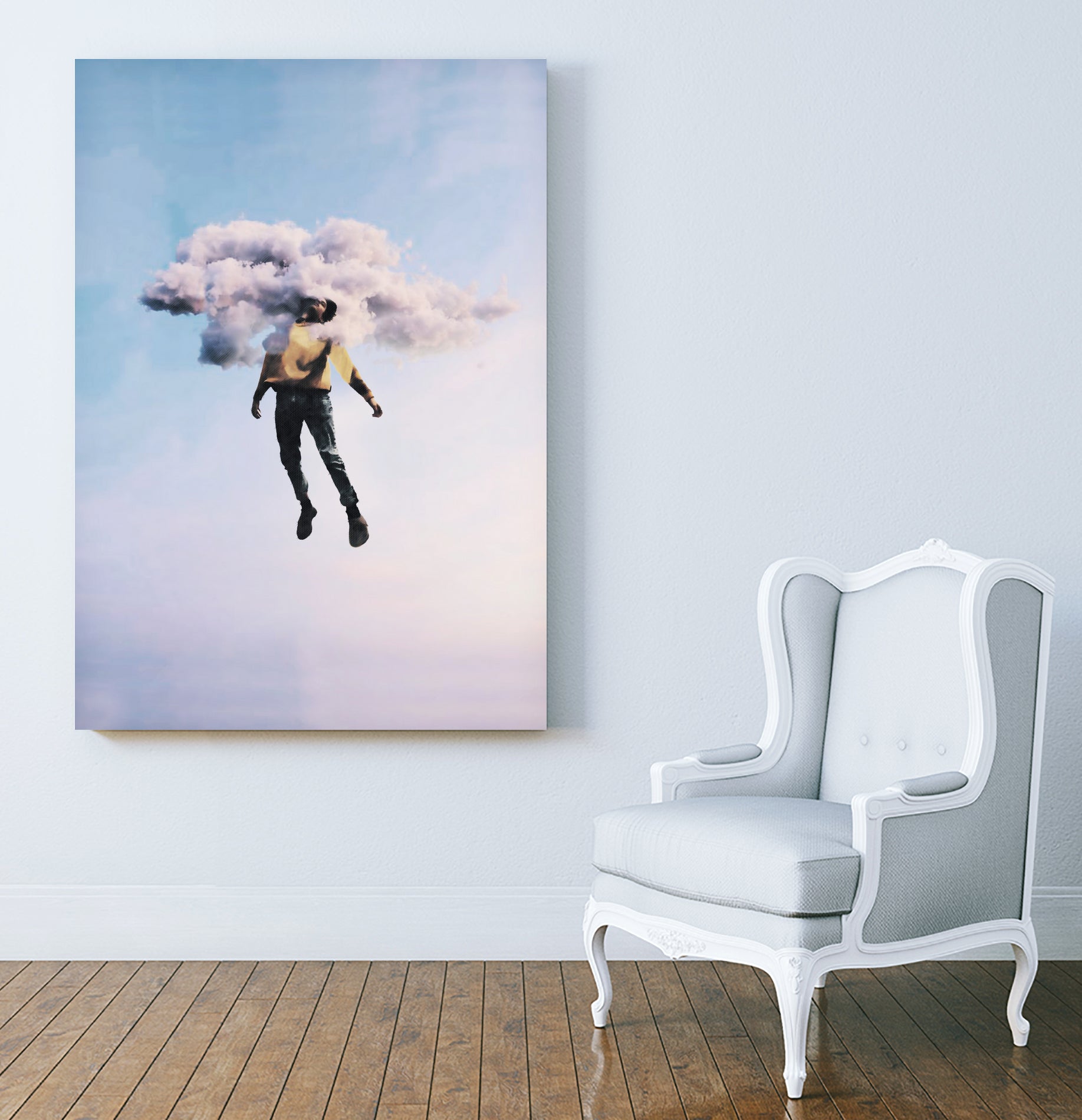 Dreams and Clouds by Menelaos Trompoukis on GIANT ART - blue digital painting