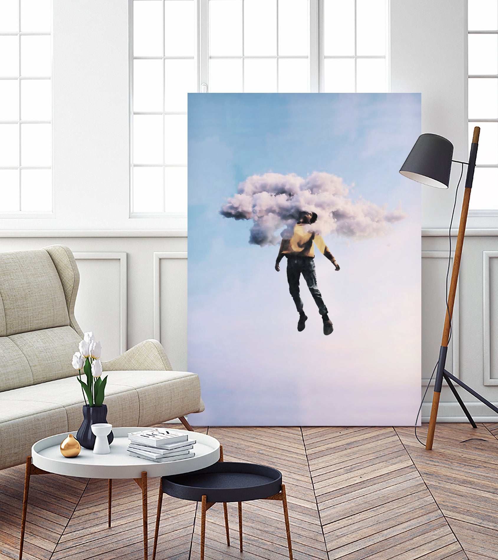 Dreams and Clouds by Menelaos Trompoukis on GIANT ART - blue digital painting