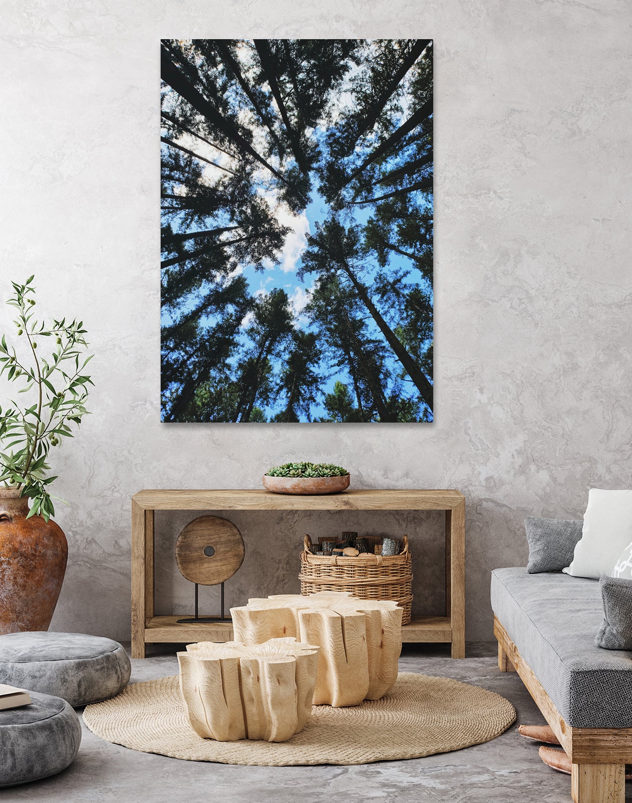 Look Up by Robin Dickinson on GIANT ART - blue photo manipulation