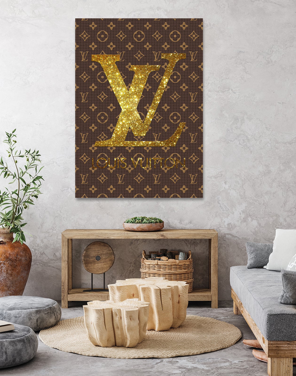 Louis Vuitton by Yusman Paringotan hotmartogi Pasaribu on GIANT ART - gray photo illustration