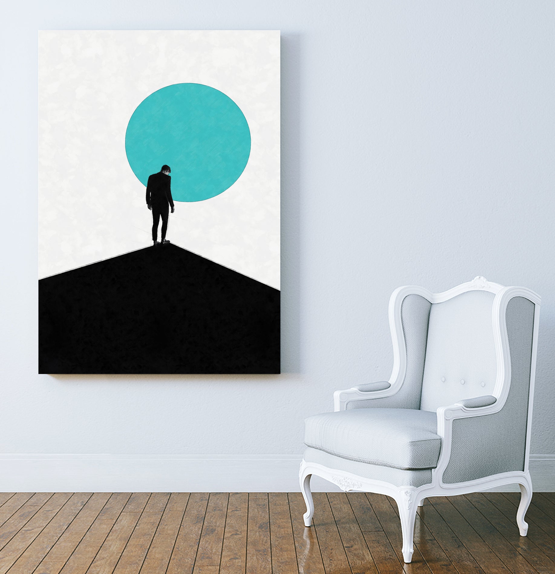 At the edge of uncertainty ... by Menelaos Trompoukis on GIANT ART - gray digital painting