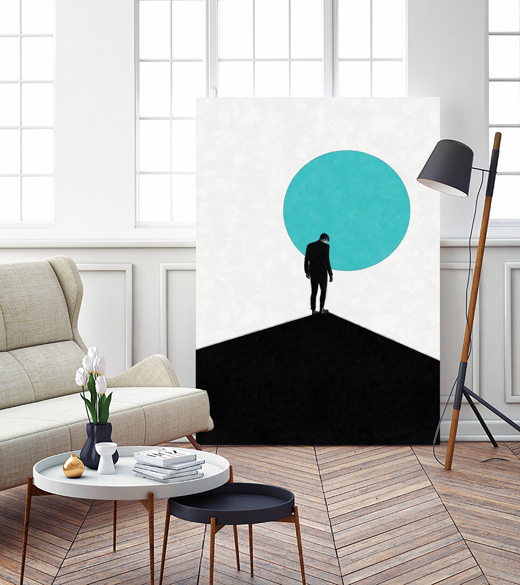 At the edge of uncertainty ... by Menelaos Trompoukis on GIANT ART - gray digital painting