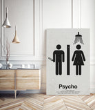 Psycho by Viktor Hertz on GIANT ART - gray vector illustration