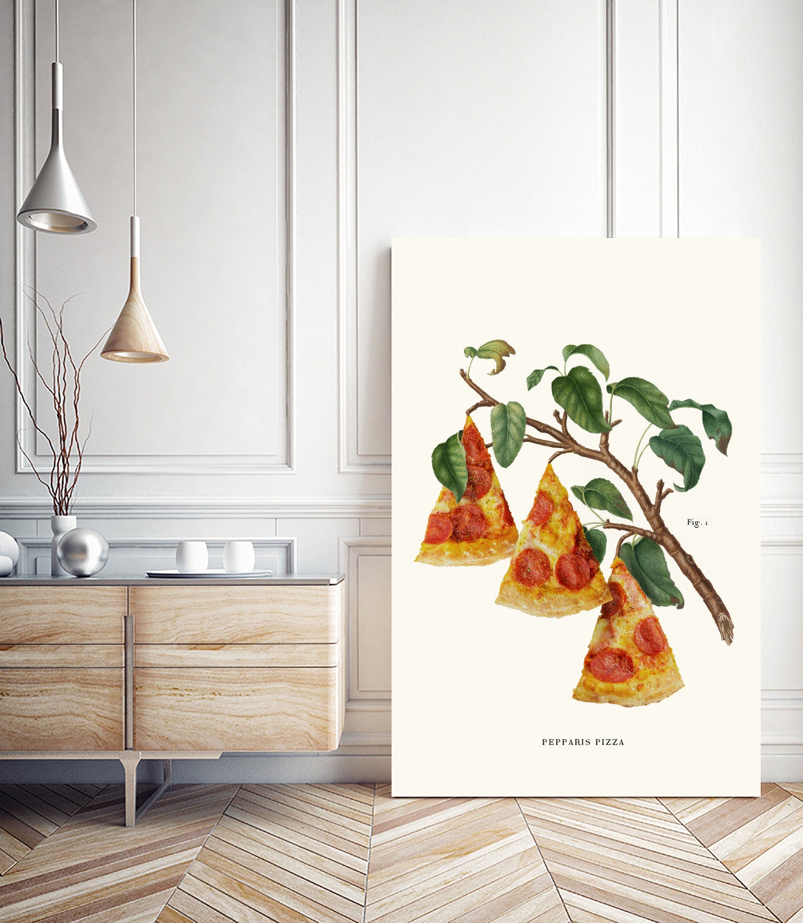Pizza Plant by Jonas Loose on GIANT ART - orange digital drawing