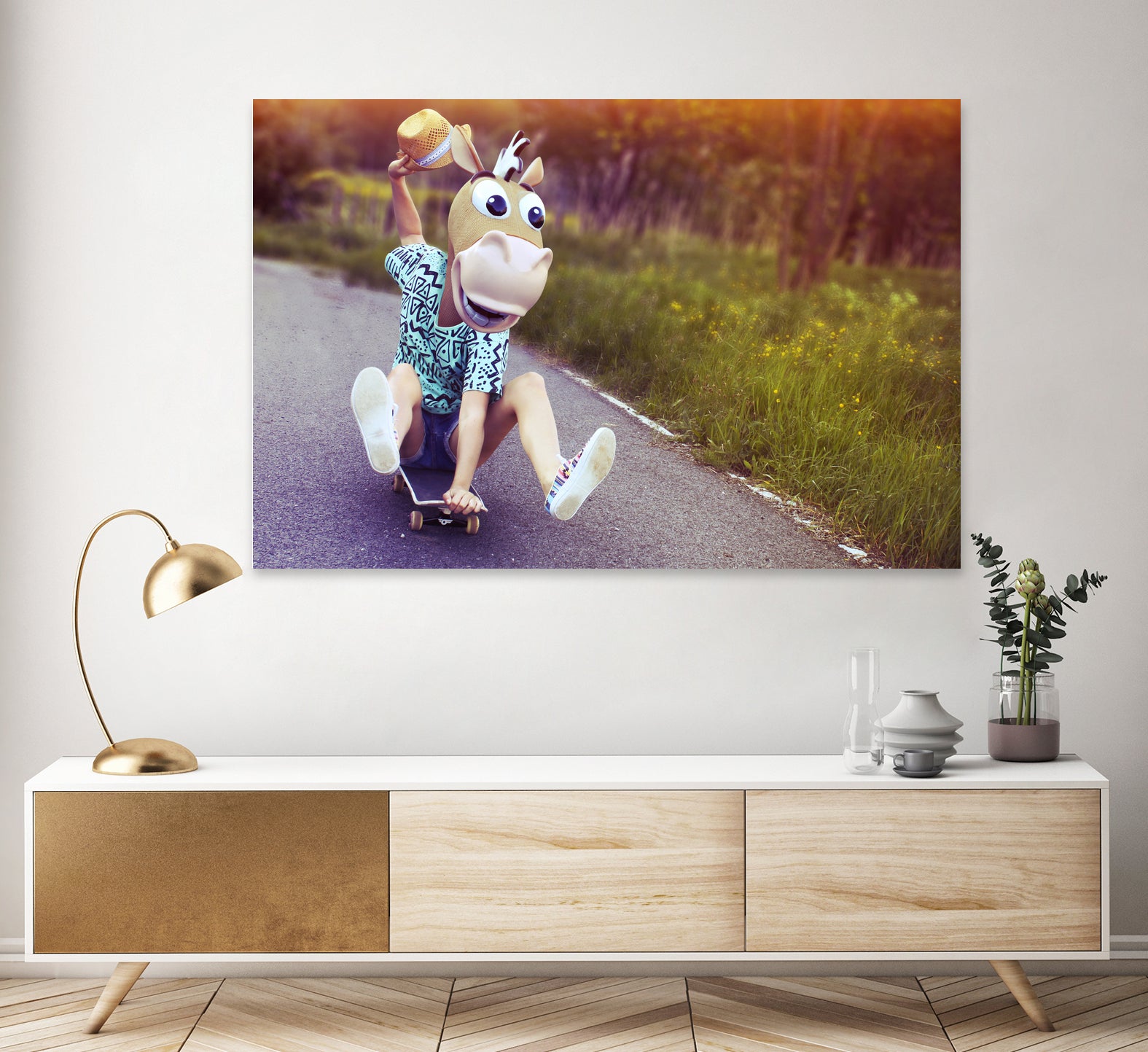 Road(eo) Trip ! by Caroline Sauvage on GIANT ART - orange photo manipulation