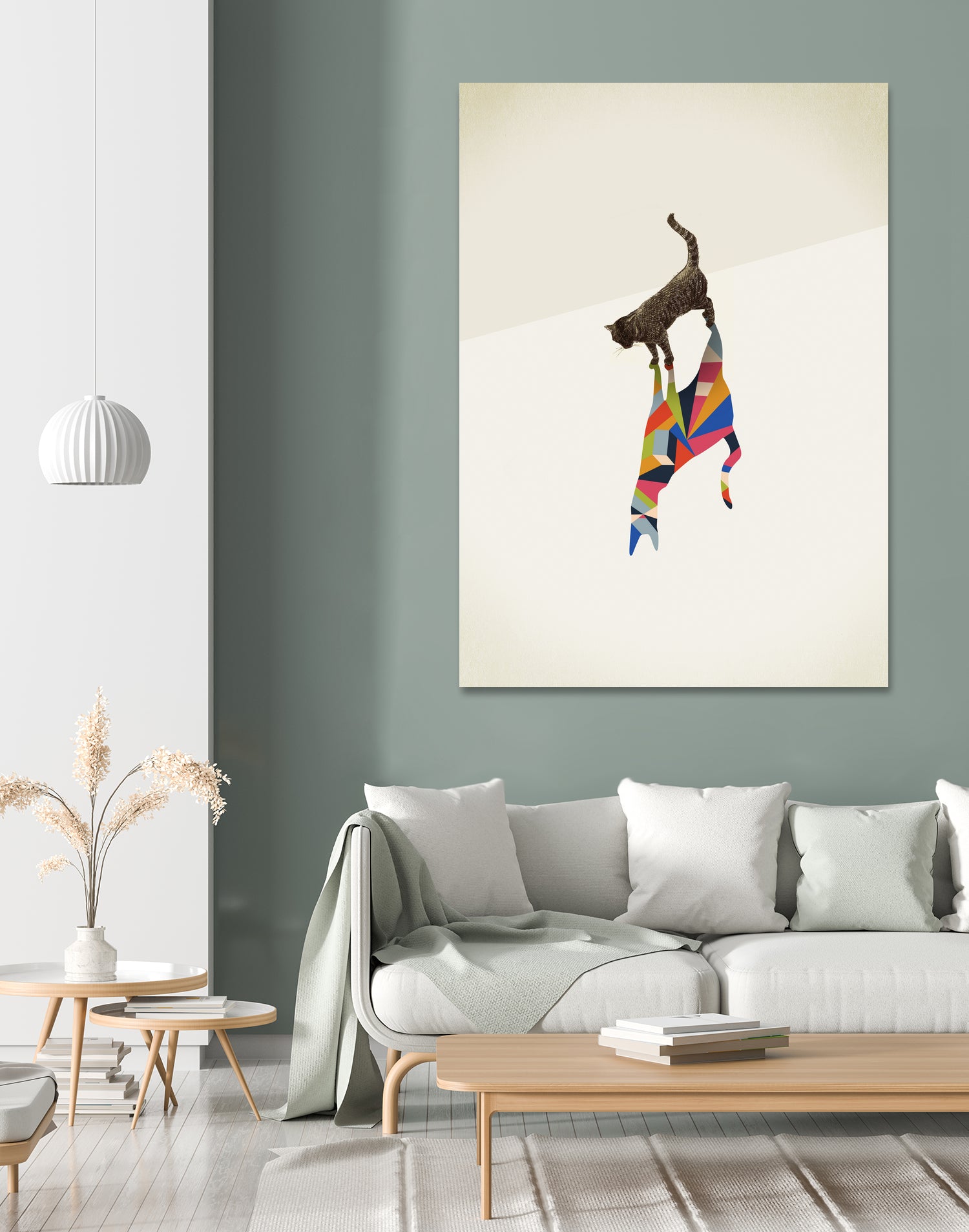 Walking Shadow, Cat by Jason Ratliff on GIANT ART - photo illustration