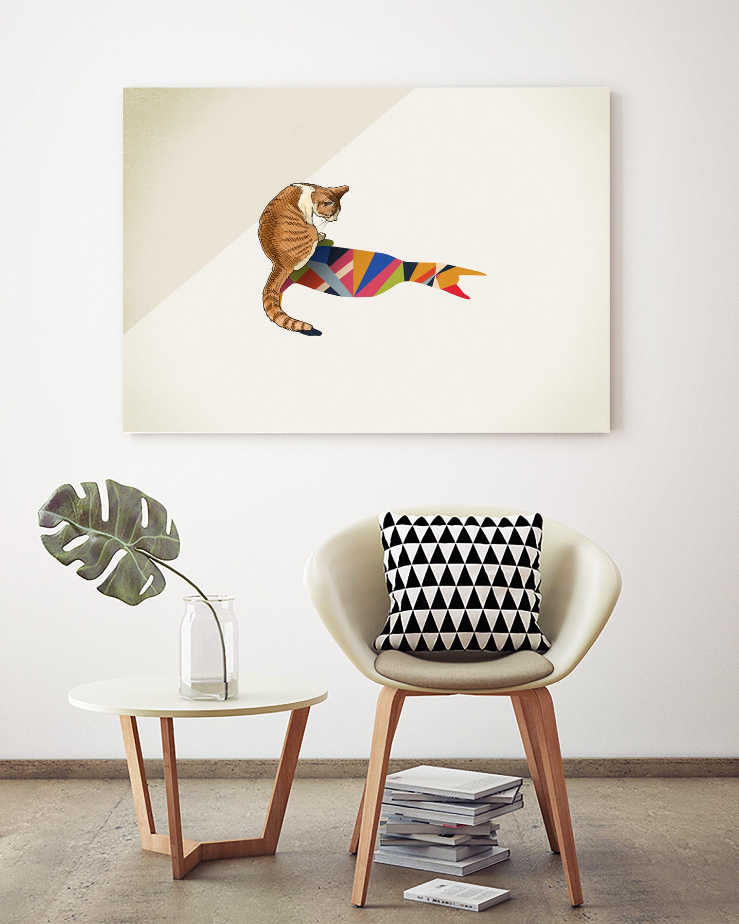 Walking Shadow, Cat 2 by Jason Ratliff on GIANT ART - photo illustration