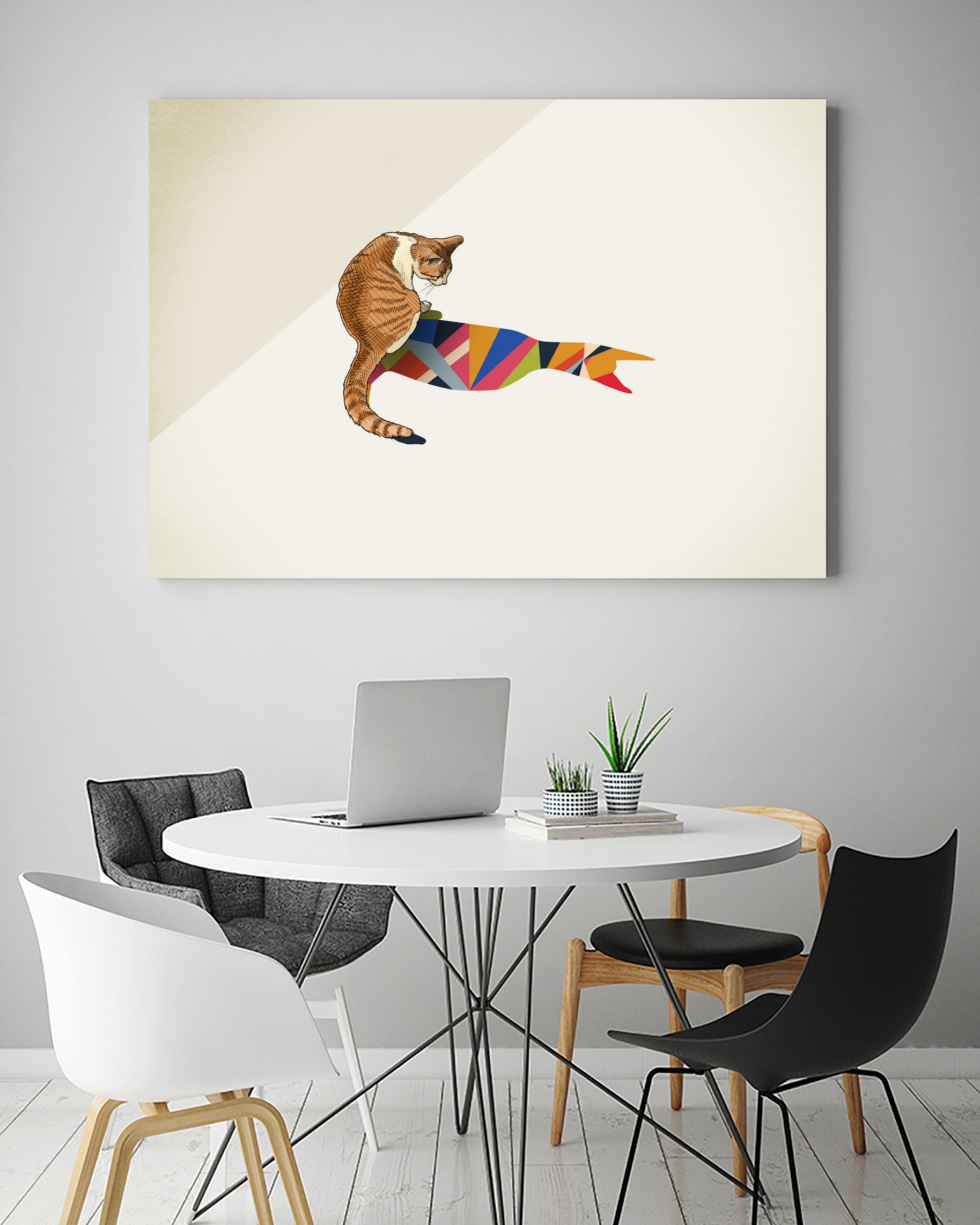 Walking Shadow, Cat 2 by Jason Ratliff on GIANT ART - photo illustration