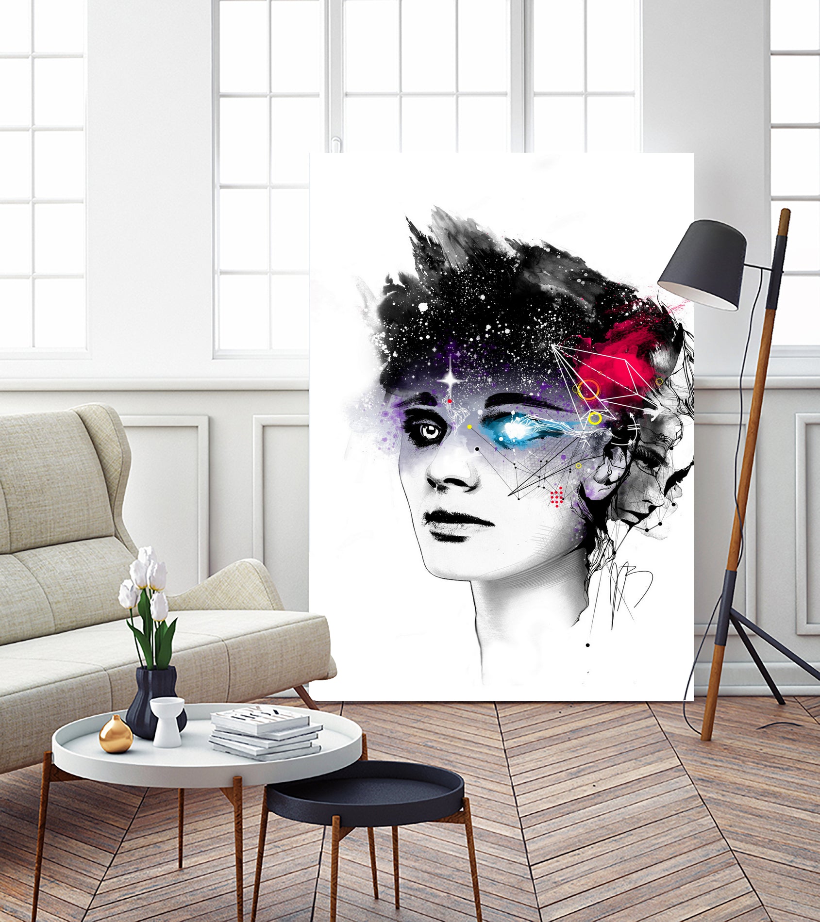 Tachyon by Jason Beasley on GIANT ART - fuchsia photo manipulation