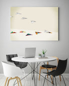 Walking Shadow, Paper Planes by Jason Ratliff on GIANT ART - white photo illustration