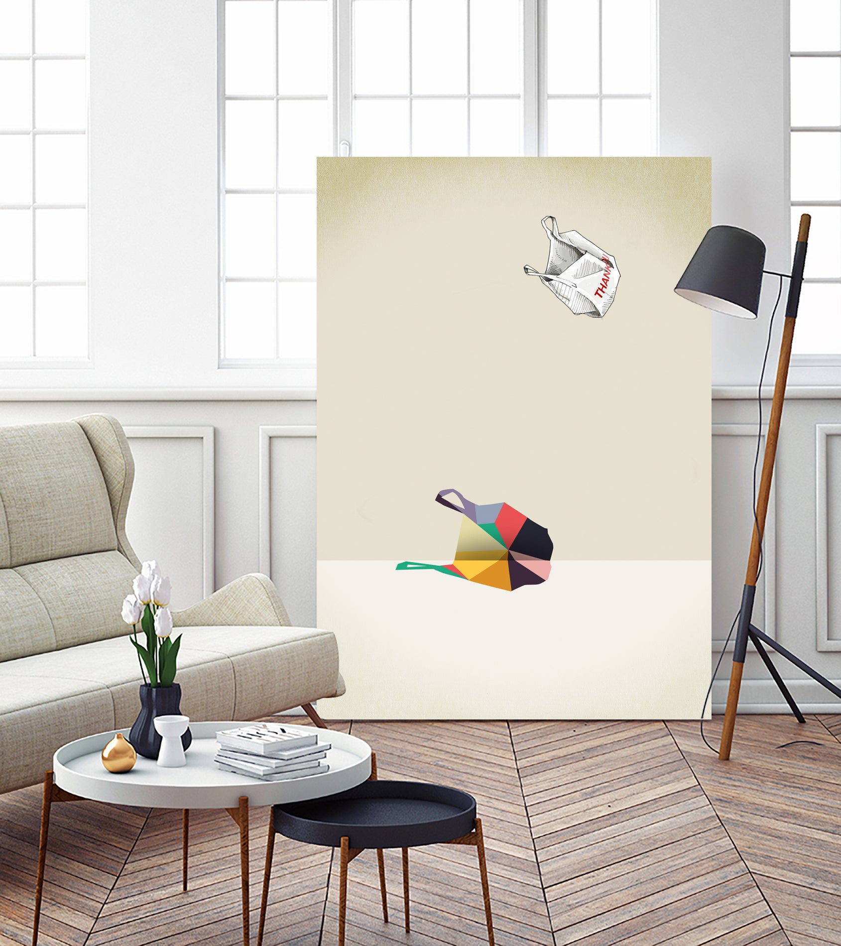 Walking Shadow, Thanks by Jason Ratliff on GIANT ART - white digital drawing