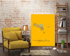 Float - With the pigeons by Jason Ratliff on GIANT ART - yellow digital painting