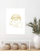 Gold trooper 1-01 by Christophe Louis on GIANT ART - yellow digital drawing