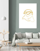 Gold trooper 1-01 by Christophe Louis on GIANT ART - yellow digital drawing