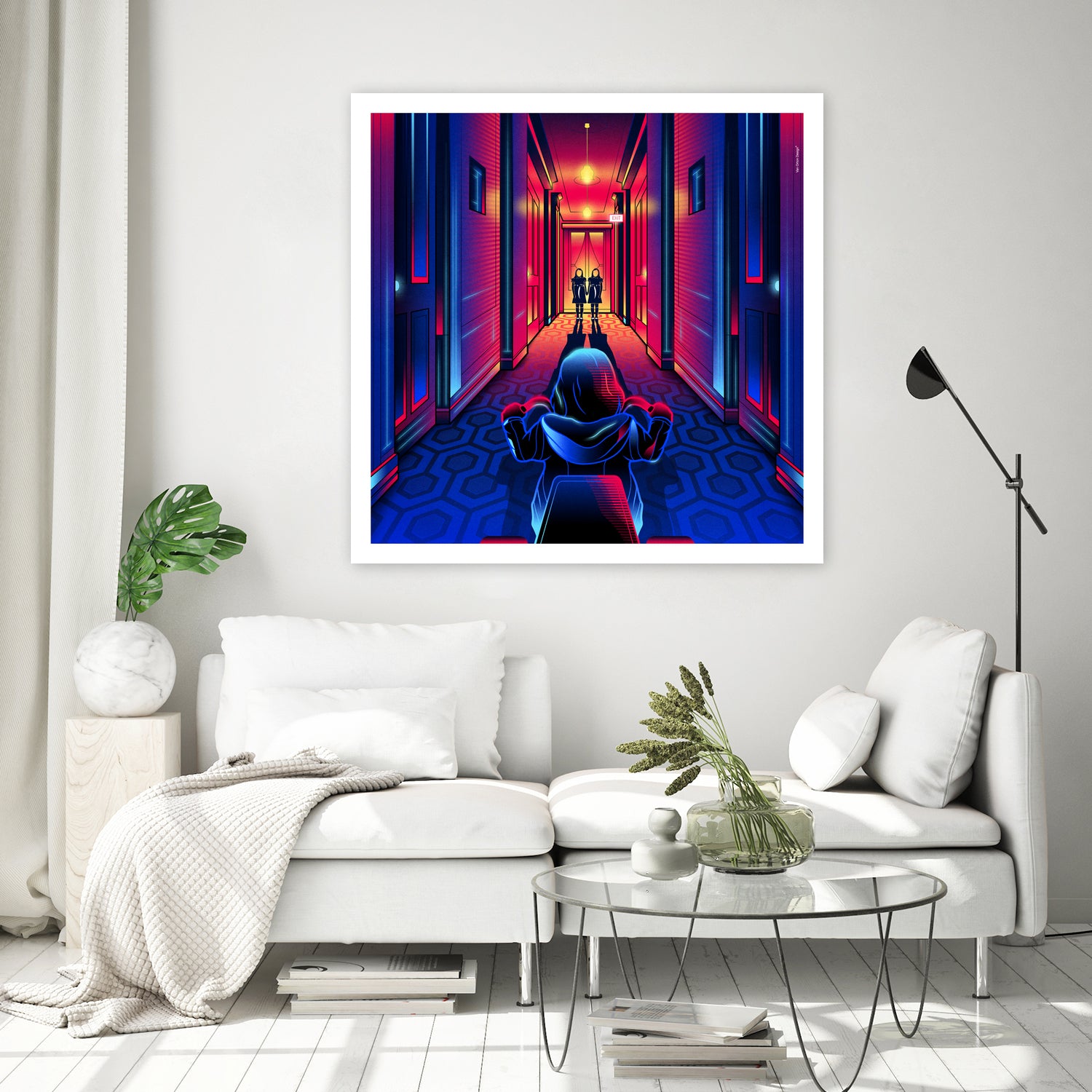The Shining by Marco Schiavon on GIANT ART - blue digital drawing