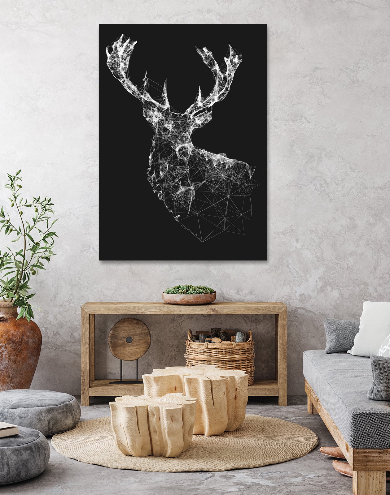 Deer Reader by Jordan Rogers on GIANT ART - vector illustration