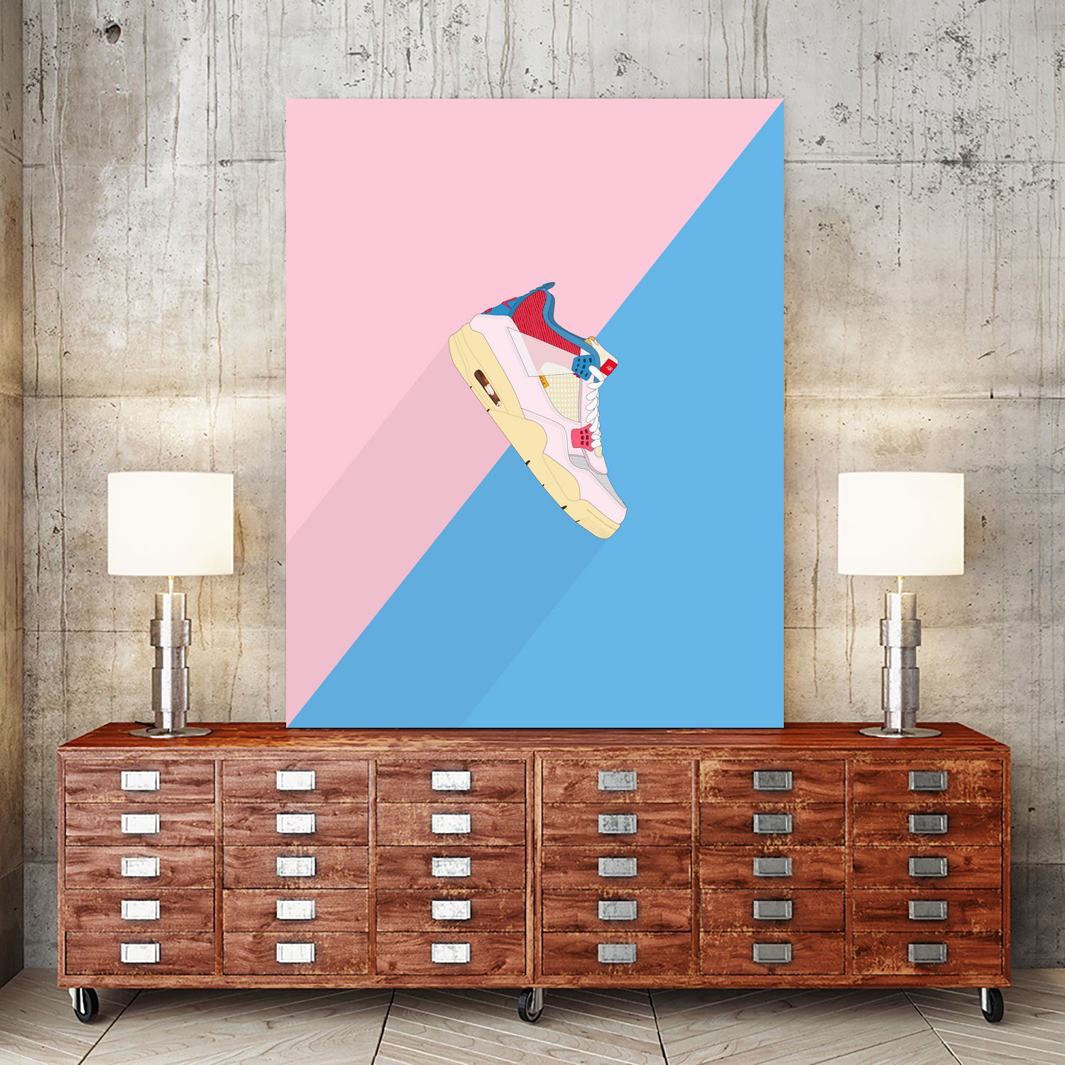 Jordan4 x guavaice by Yanuar Ahmat on GIANT ART - white digital drawing