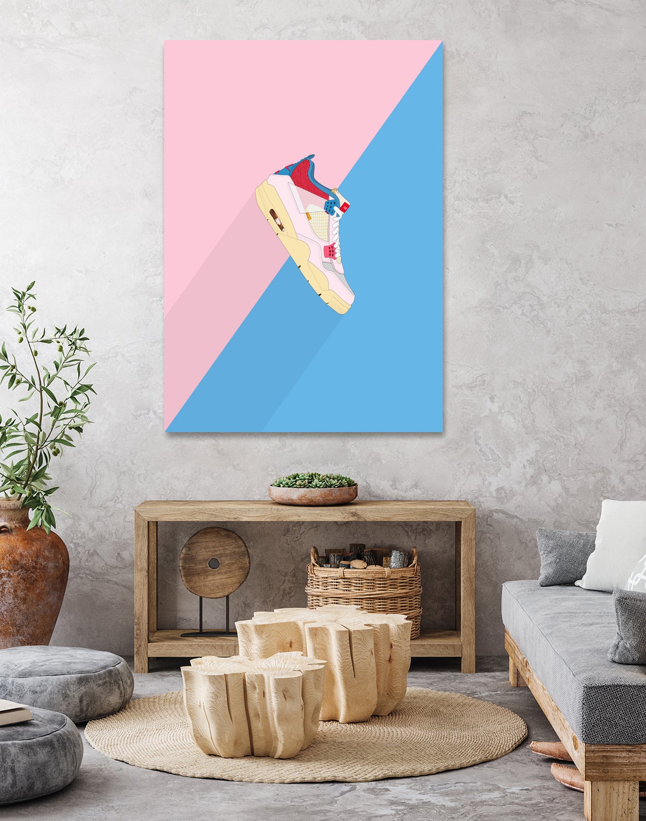 Jordan4 x guavaice by Yanuar Ahmat on GIANT ART - white digital drawing