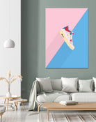 Jordan4 x guavaice by Yanuar Ahmat on GIANT ART - white digital drawing