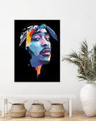 tupac by Deni Rahayu on GIANT ART - white digital drawing