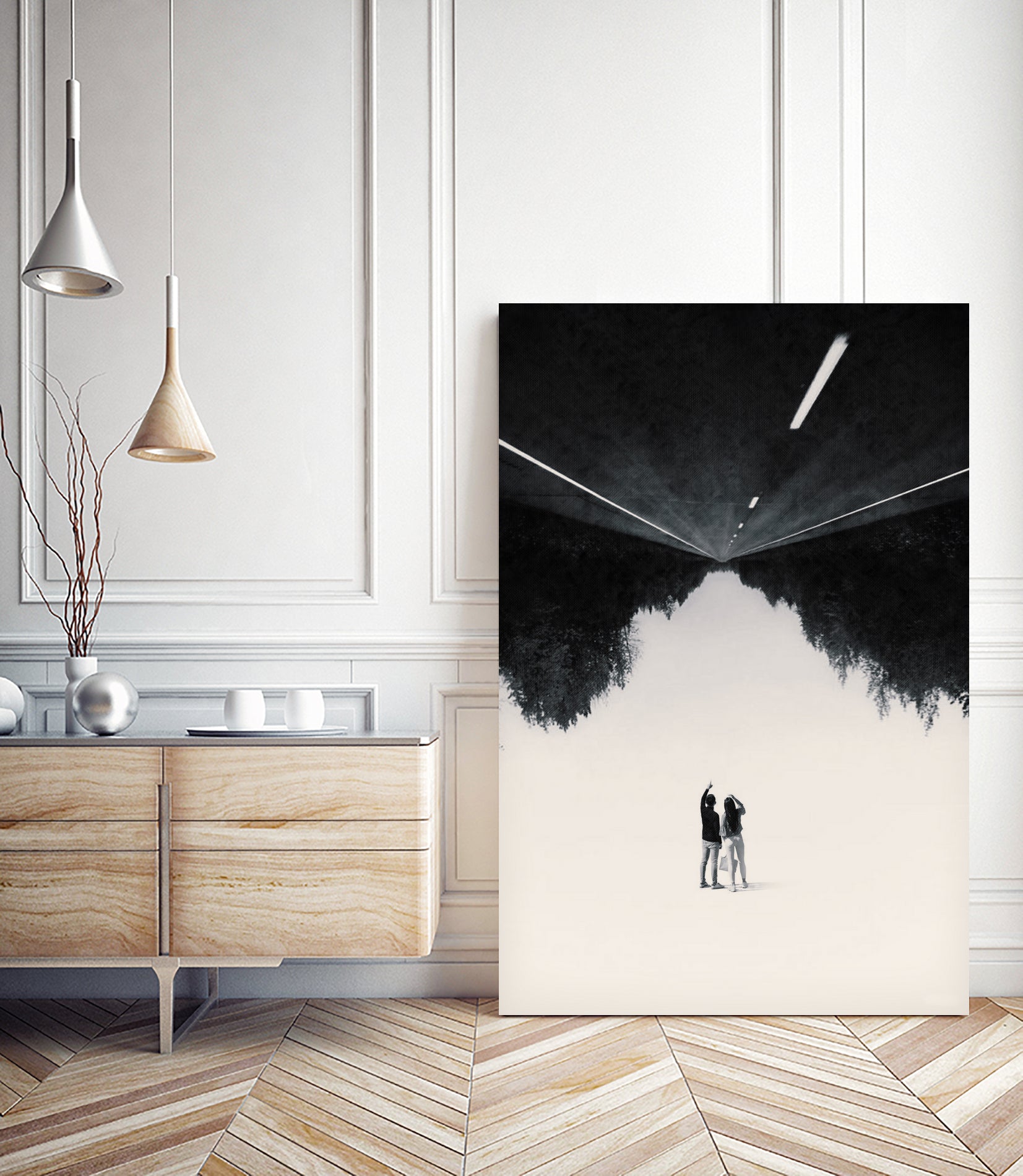 Upside Down World by Menelaos Trompoukis on GIANT ART - gray photo manipulation