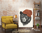 Zissou the Bear by Laura Graves on GIANT ART - red digital drawing
