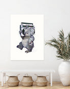 Koala by Laura Graves on GIANT ART - gray digital painting