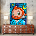 Astro Night by Bily Mariano da Luz on GIANT ART - blue digital drawing