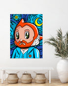 Astro Night by Bily Mariano da Luz on GIANT ART - blue digital drawing