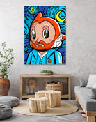 Astro Night by Bily Mariano da Luz on GIANT ART - blue digital drawing