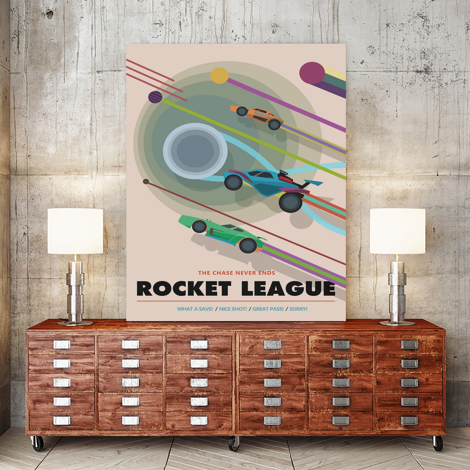 Rocket League by Ilham Akbar on GIANT ART - yellow digital painting