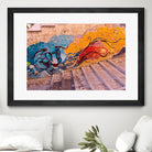 Sueños Del Minotauro by Luke Robertson on GIANT ART - blue photo manipulation