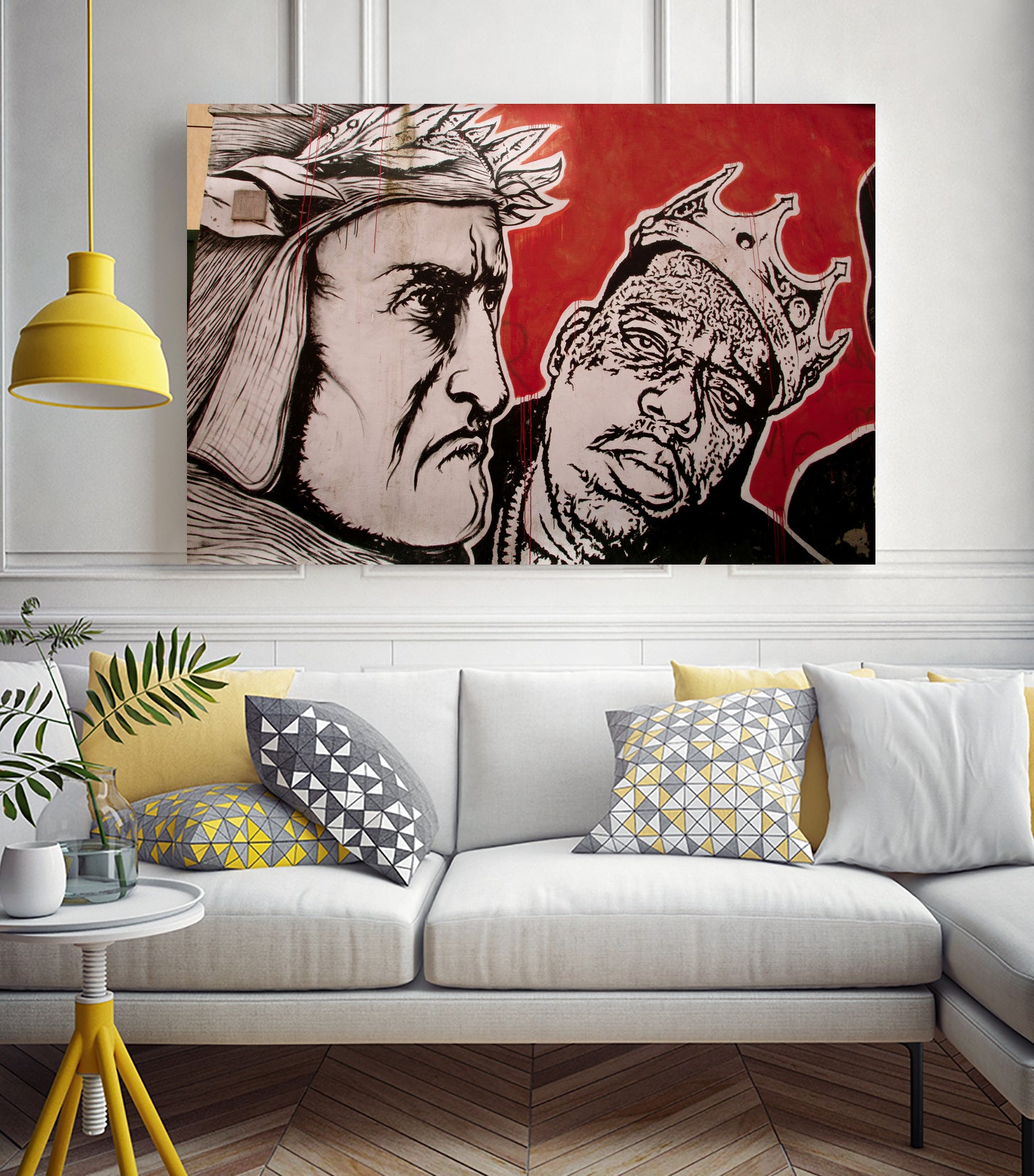 Biggie by Luke Robertson on GIANT ART - red photo manipulation