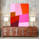 From Summer to Fall - Geometry Nº2 by Dominique Van Roey on GIANT ART - pink mixed media