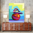 Air Jordan  x  Basketball by Noval Purnama on GIANT ART - white vector illustration