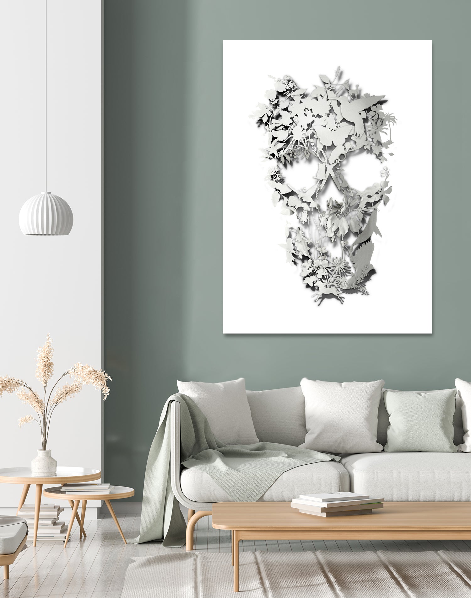 Simple Skull by Ali Gulec on GIANT ART - white digital drawing