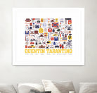 Quentin Tarantino by Maria Suarez-Inclan on GIANT ART - yellow digital drawing