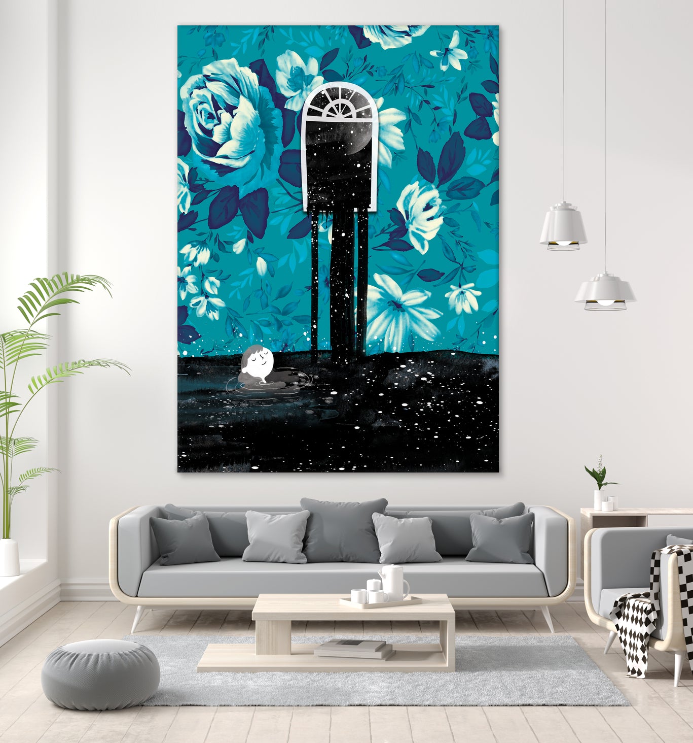 Nigh tSwim by Holly Hatam on GIANT ART - blue digital painting