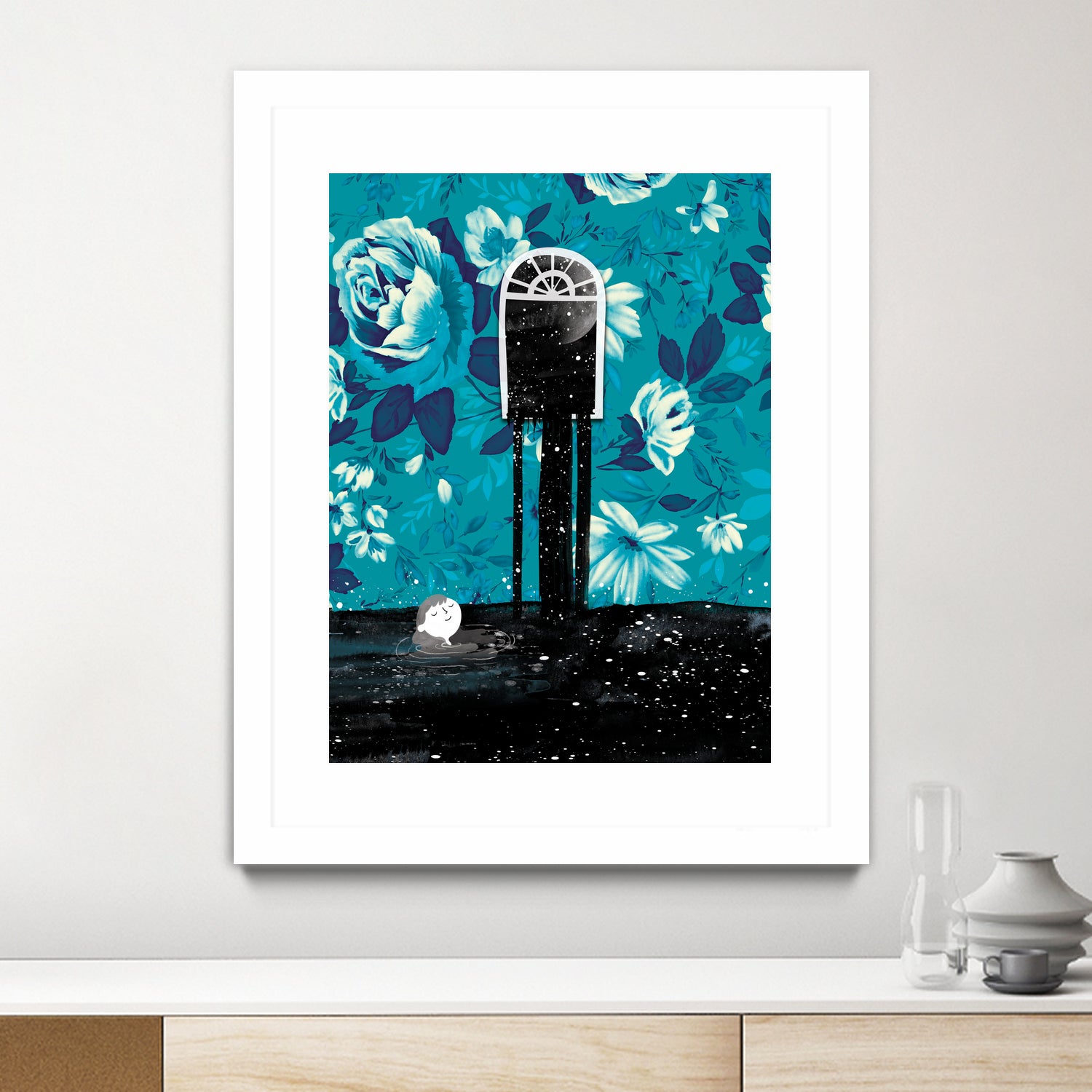 Nigh tSwim by Holly Hatam on GIANT ART - blue digital painting