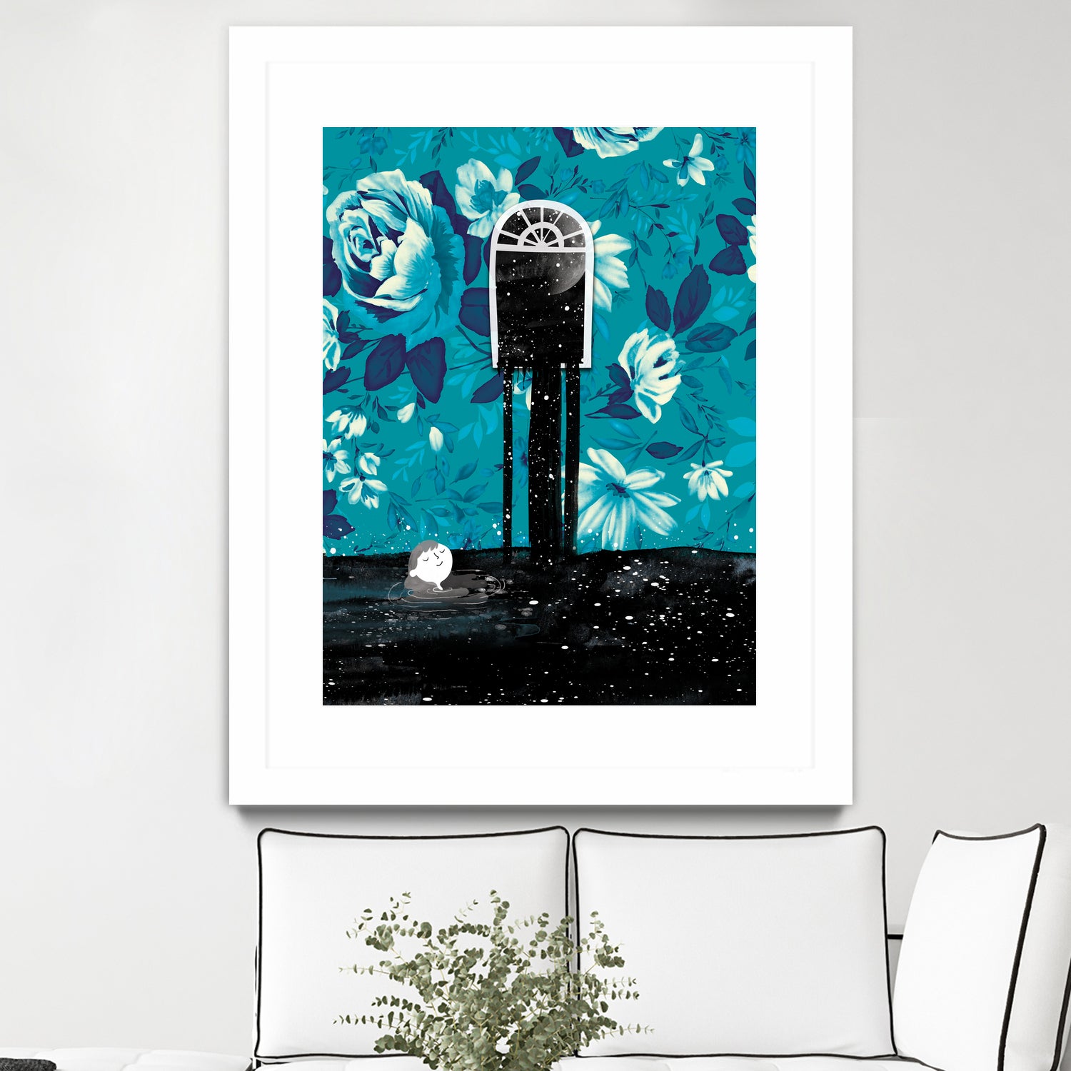 Nigh tSwim by Holly Hatam on GIANT ART - blue digital painting