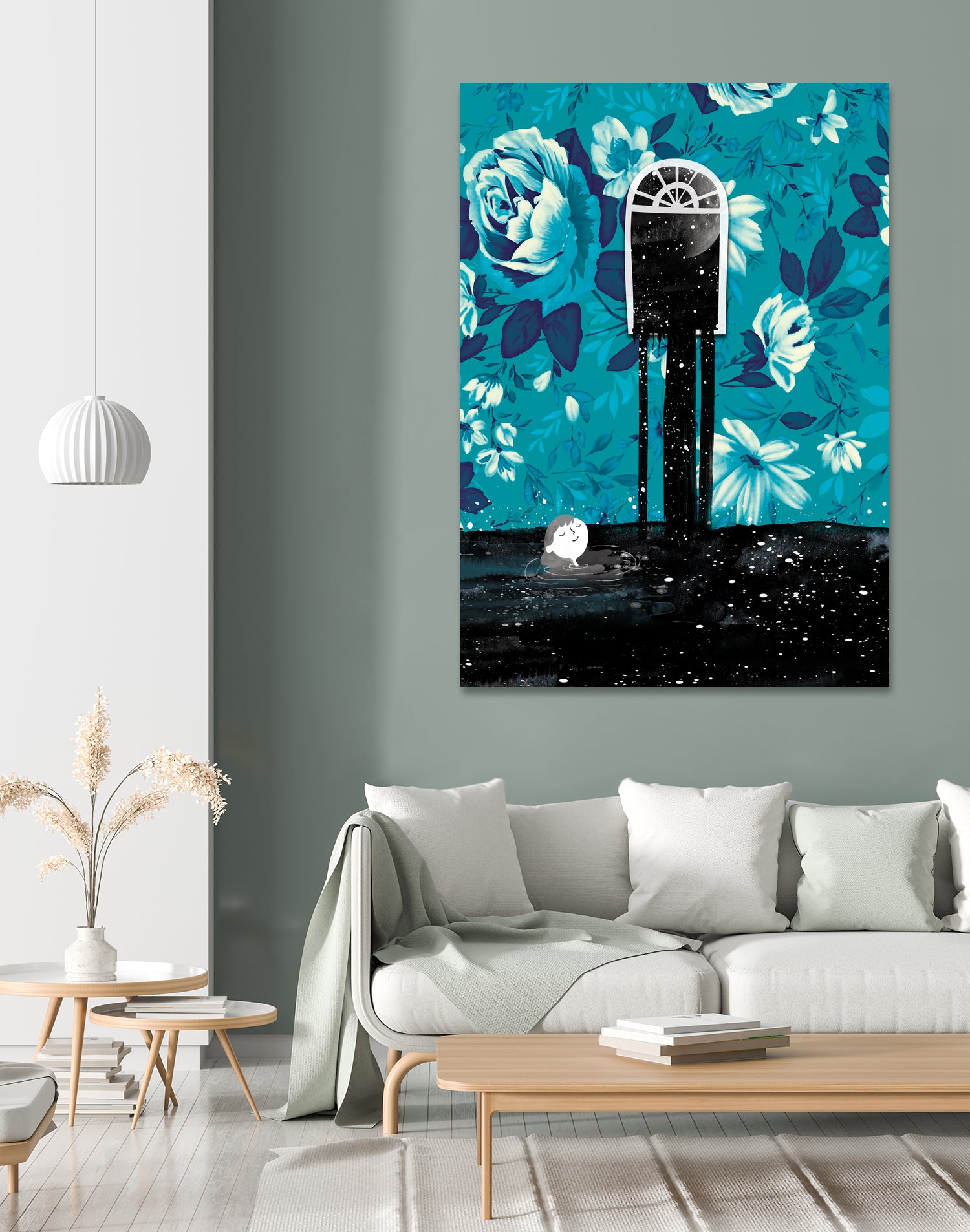 Nigh tSwim by Holly Hatam on GIANT ART - blue digital painting