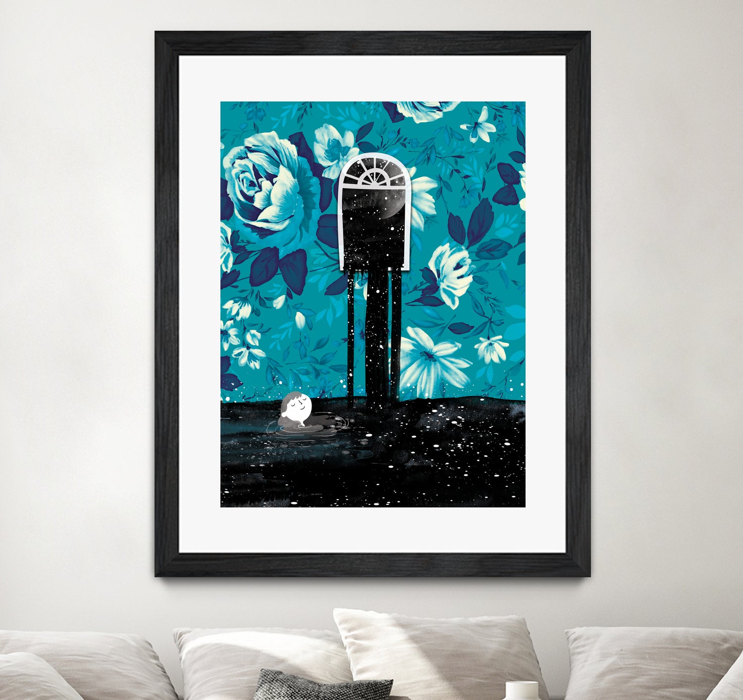 Nigh tSwim by Holly Hatam on GIANT ART - blue digital painting