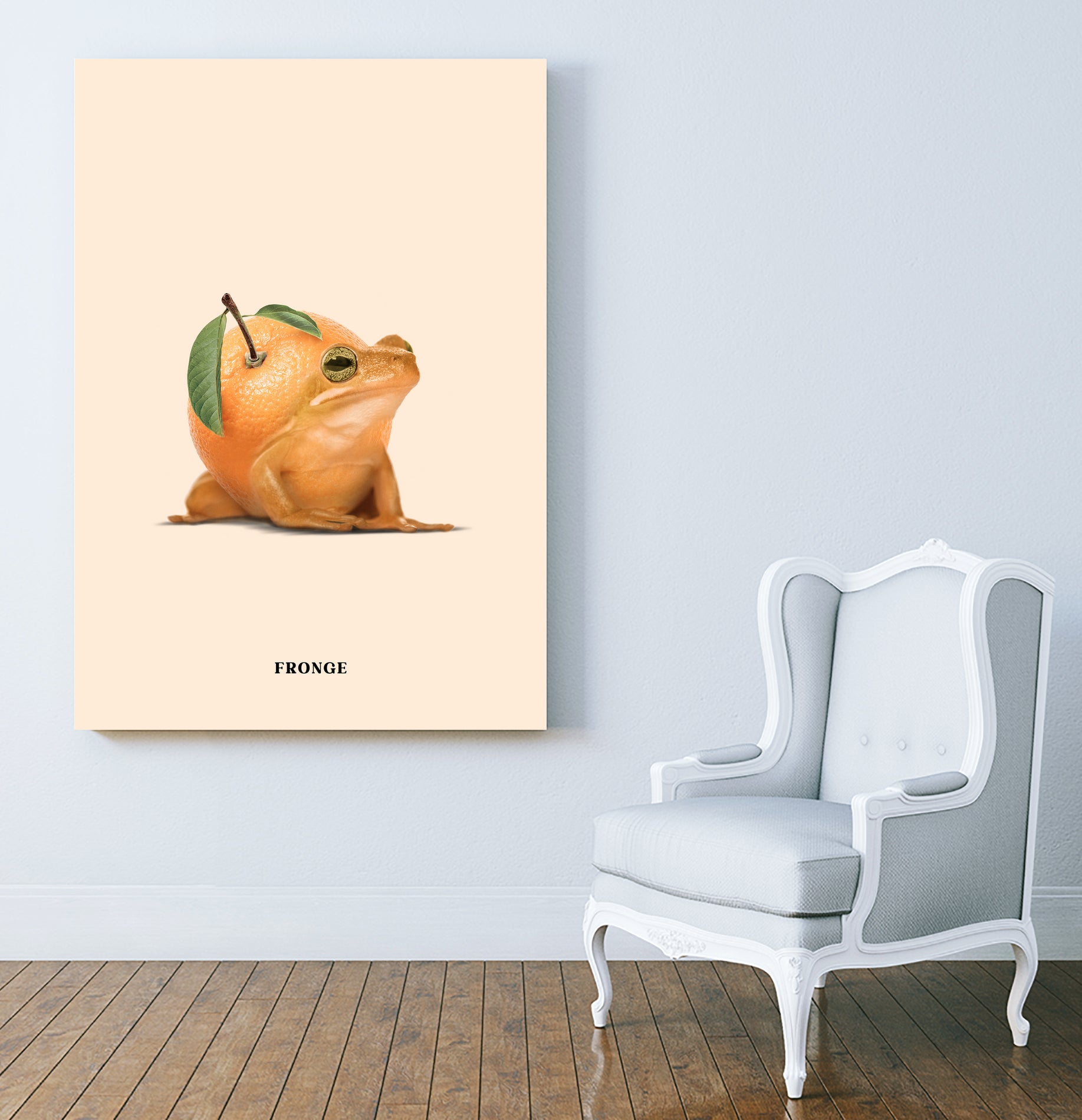 Fronge by Jonas Loose on GIANT ART - yellow photo manipulation