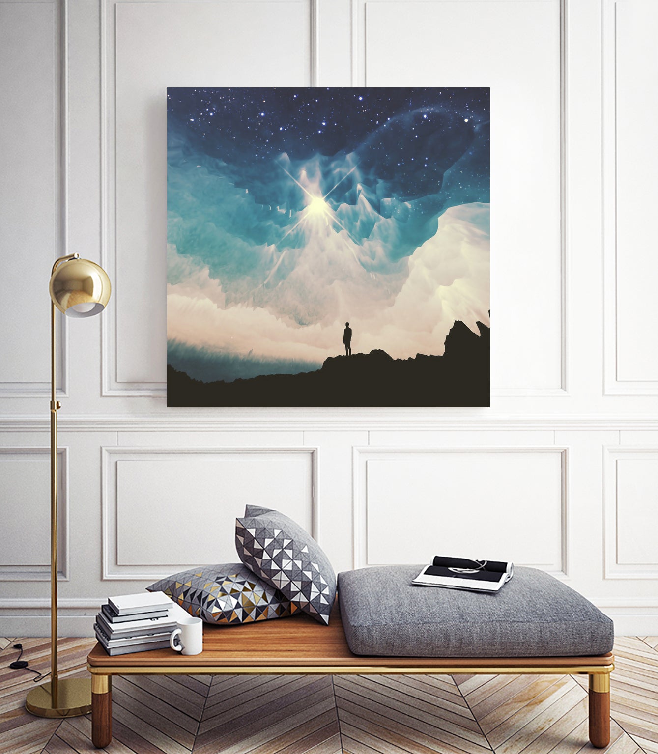 Stars by Annisa Tiara Utami on GIANT ART - blue digital drawing