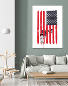 Little girl and wolves by Solti Balázs on GIANT ART - white digital painting